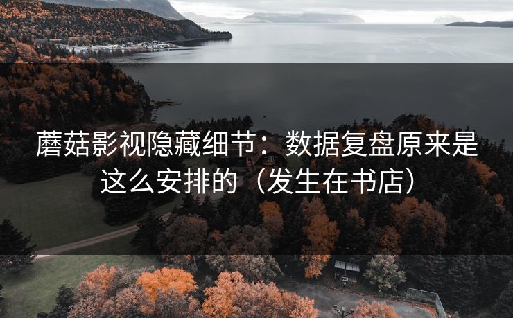 蘑菇影视隐藏细节：数据复盘原来是这么安排的（发生在书店）