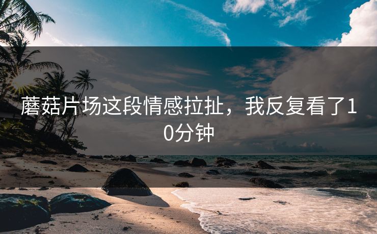 蘑菇片场这段情感拉扯，我反复看了10分钟